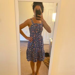 Old Navy Floral Blue Dress